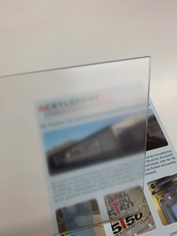 Plexiglas klar