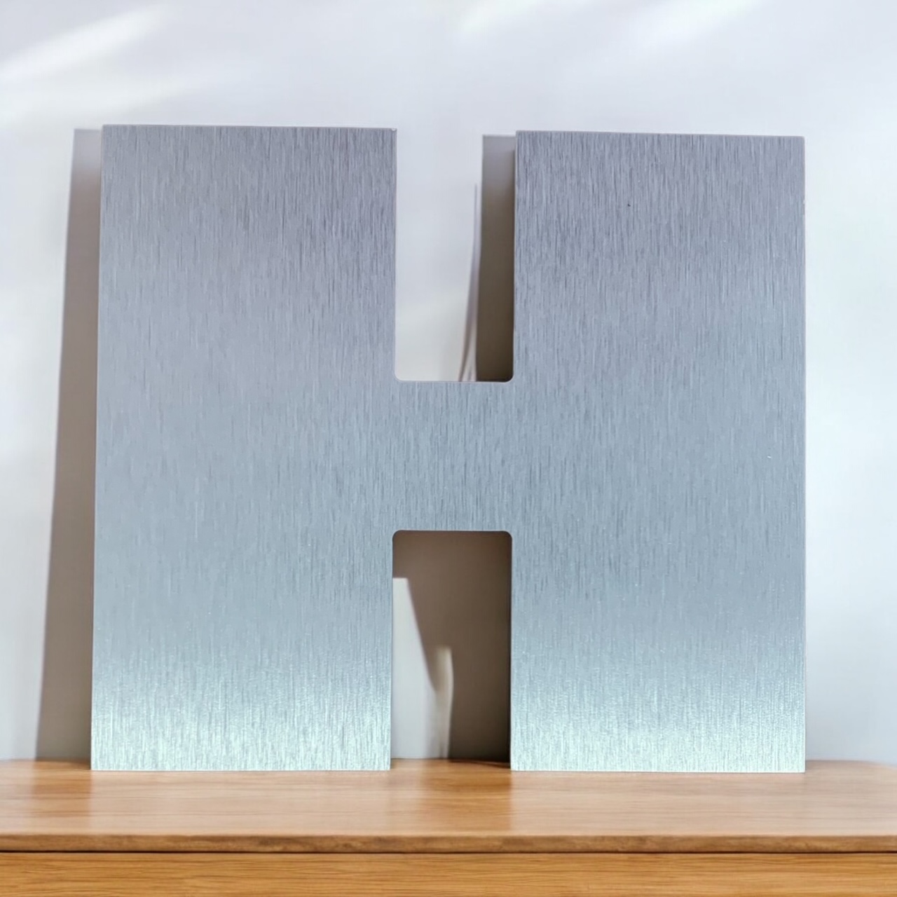 Aluverbundplatten Dibond Silber gebürstet Edelstahloptik Butlerfinisch