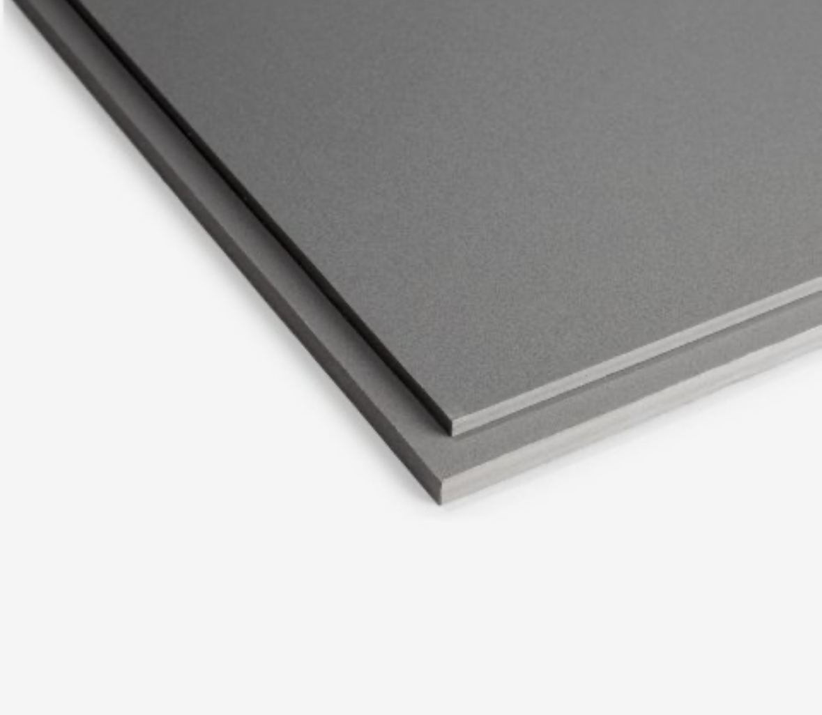 PVC Hartschaum Forex grau RAL 7037