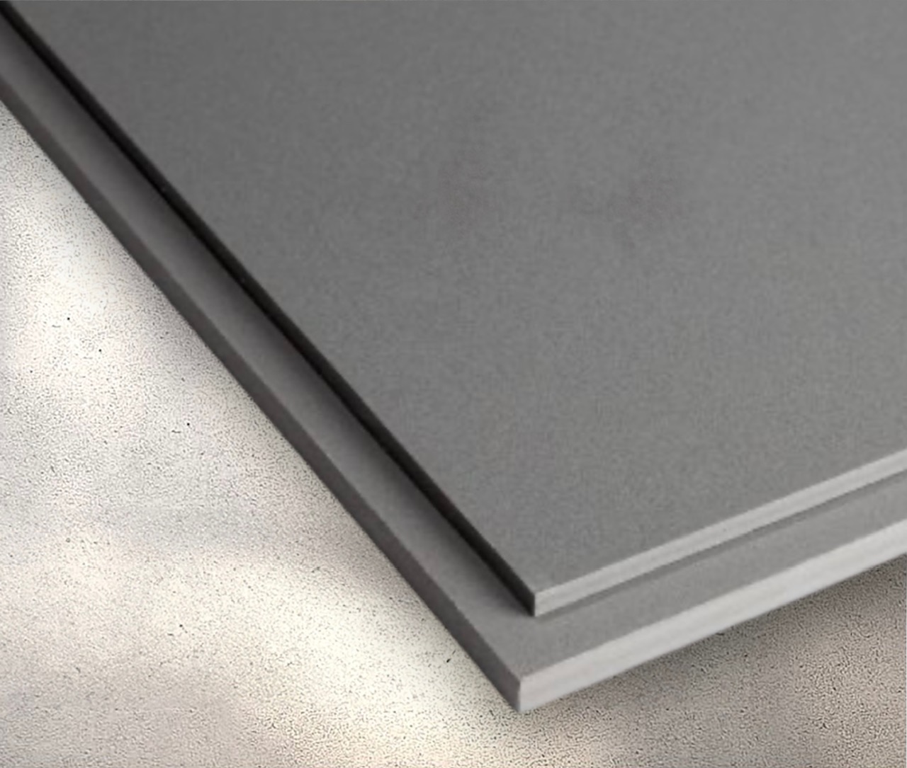 PVC Hartschaum Forex grau RAL 7037