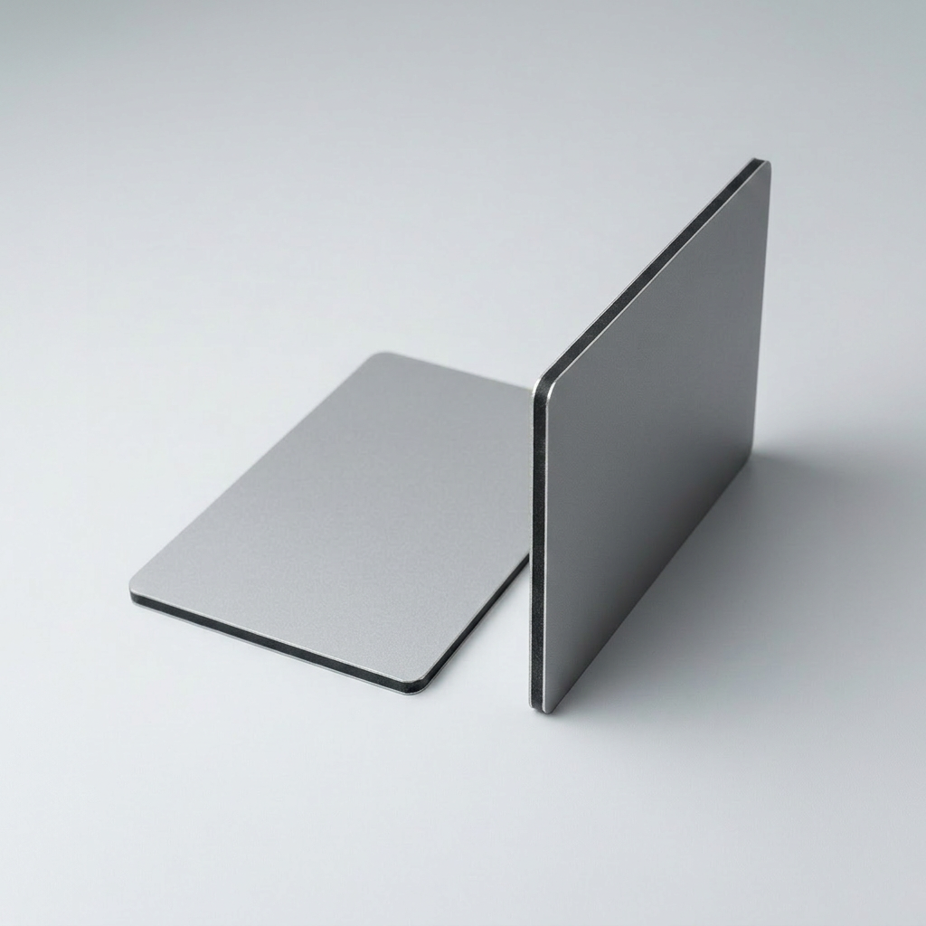 Aluverbundplatten Dibond Silber Grau Etalbond Masterbond Dilite