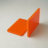 Plexiglas® GS orange 2H02 Acrylglas opak deckend
