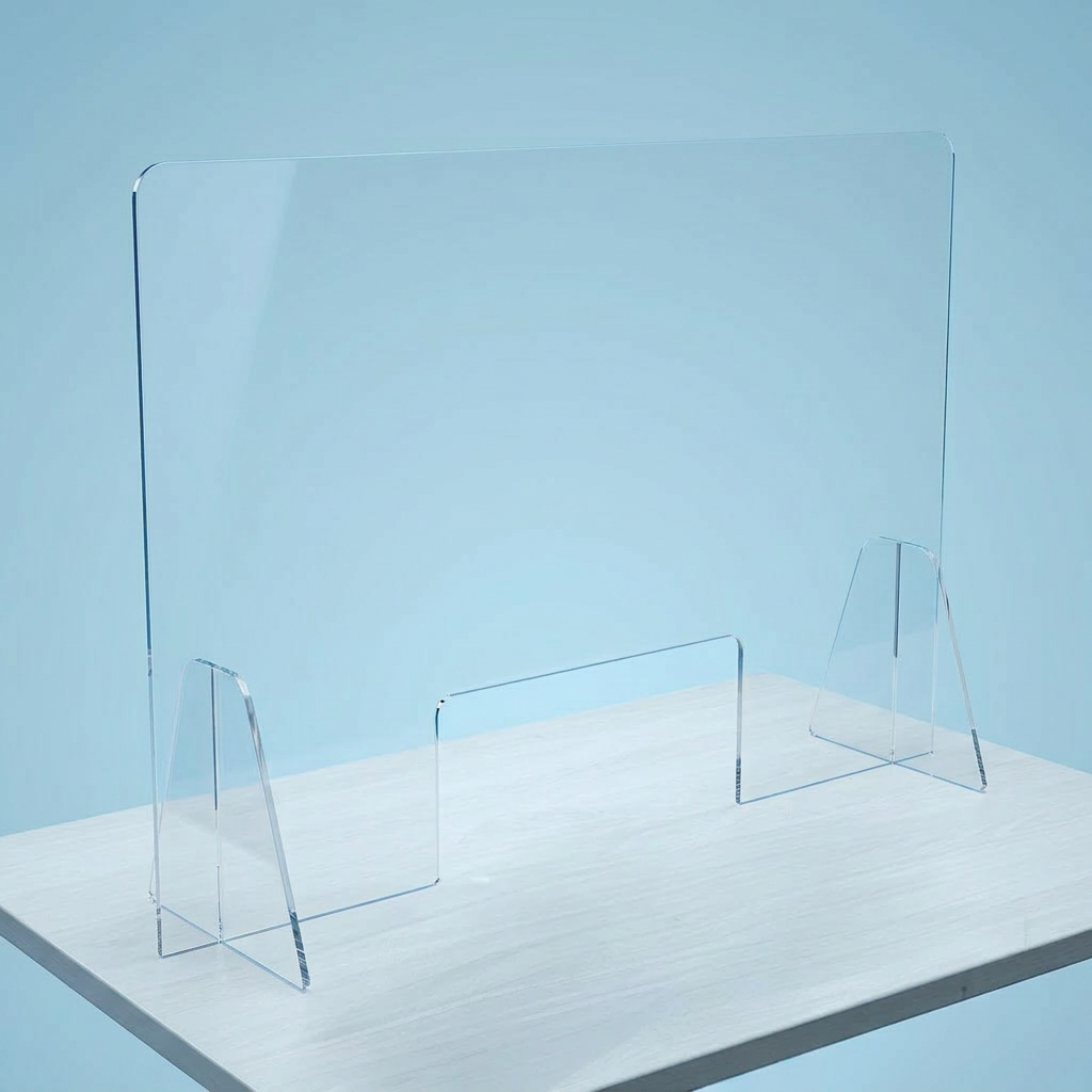 Tischaufsteller Hustenschutz Virenschutz Staubschutz Niesschutz Spuckschutz Trennwand Schutzwand