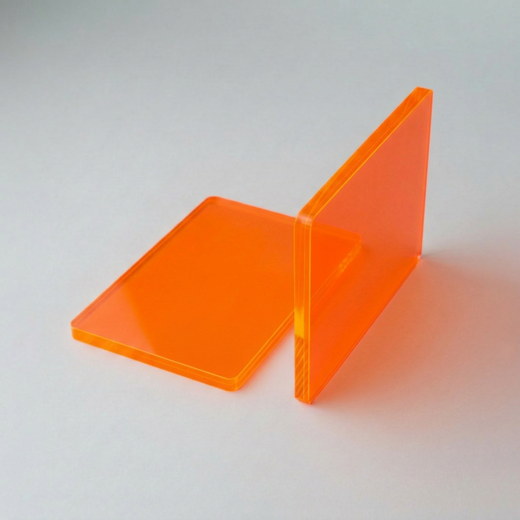 Acrylglas Fluoreszierend Orange Plexiglas