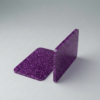 Acrylglas Plexiglas Glitter Glitzer Violett